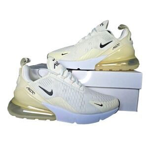 Nike Air Max 270‎ Women's Sneakers Athletic Shoes Size 8 Sail Black